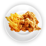 Large Chicken Popcorn & Chips 